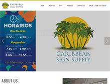 Tablet Screenshot of caribbeansign.com